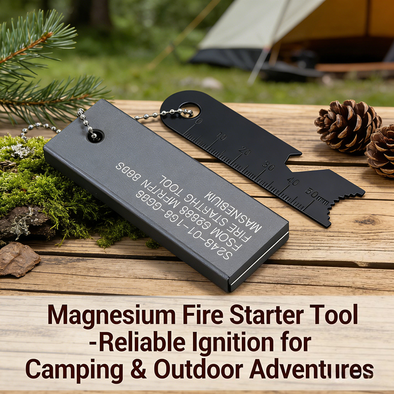 Fire Starting Kit - Outdoor Flint, Flint Stick, Magnesium Stick,
