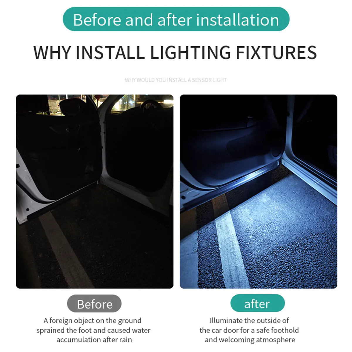 Car Door Lights LED Colorful F - Sos Light Strobe avis et prix