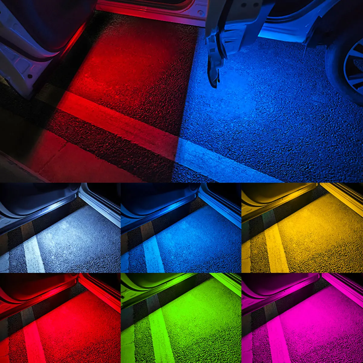 Car Door Lights LED Colorful F - Sos Light Strobe avis et prix
