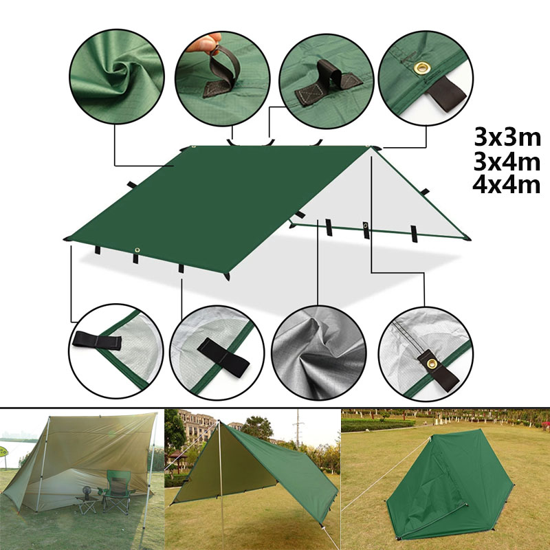 4x4m 4x3m 3x3m 19 Hang Points  - Emergency Mylar Tent avis et prix
