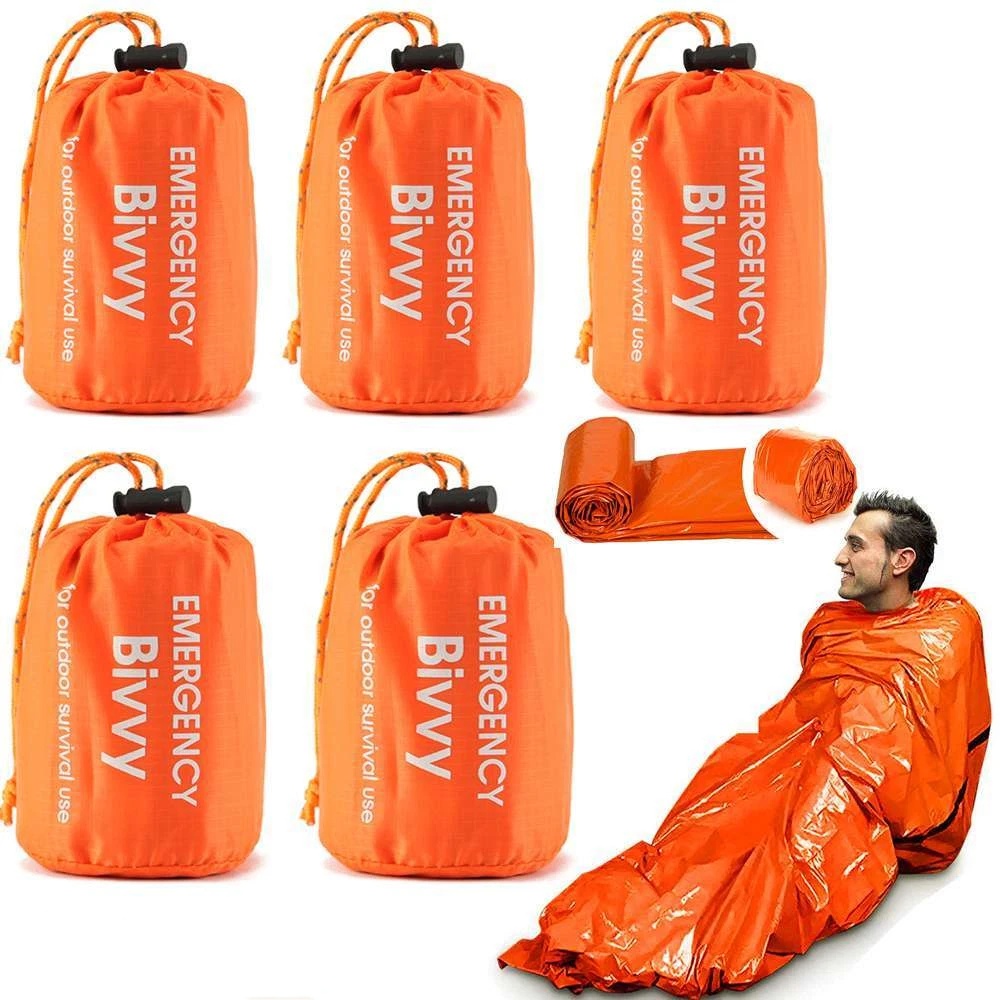 1-5Pack Emergency Sleeping Bag - Bivy Bag Emergency avis et prix