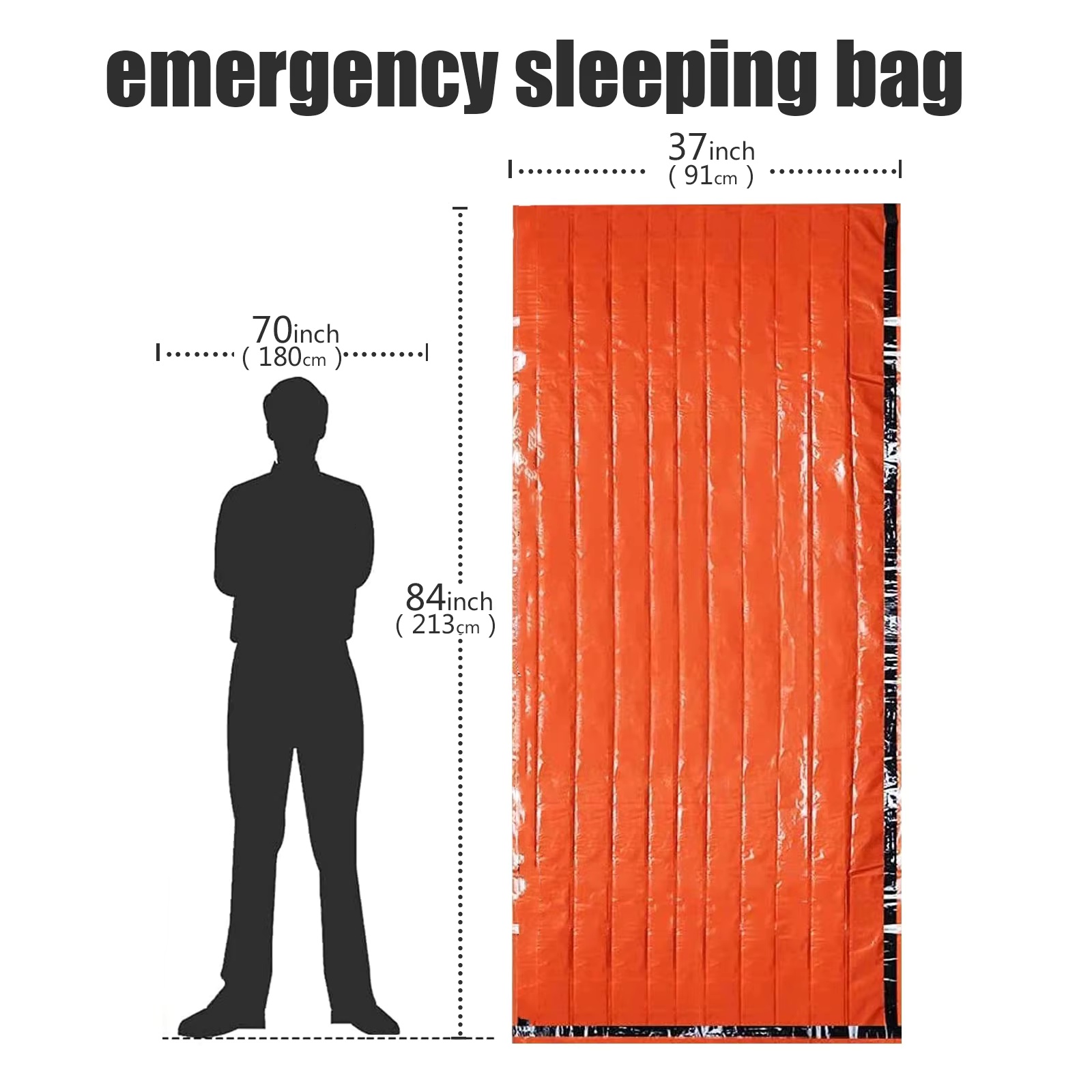 1-5Pack Emergency Sleeping Bag - Bivy Bag Emergency avis et prix