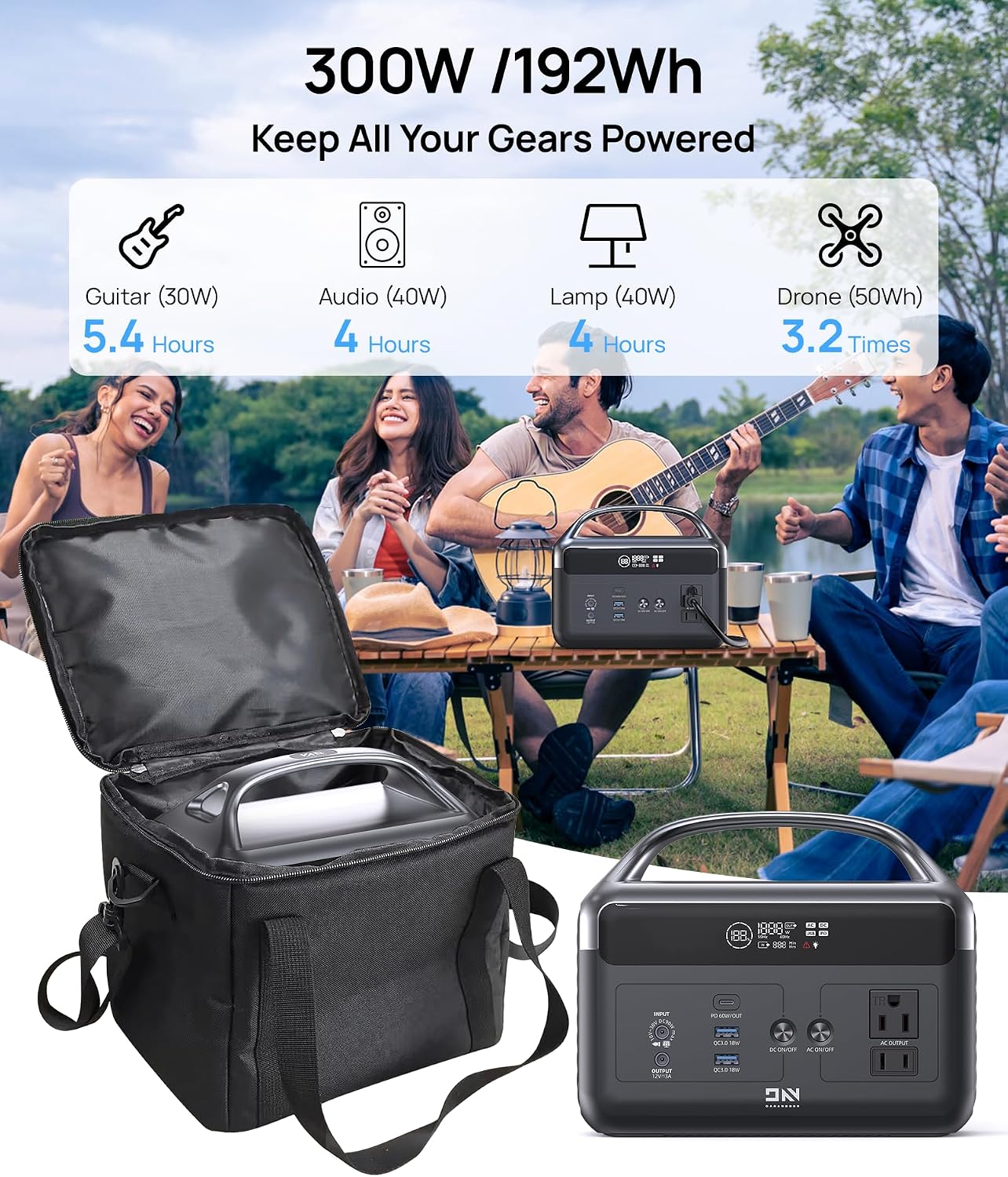 Portable Power Station 192Wh L - Solar Emergency Charger avis et prix