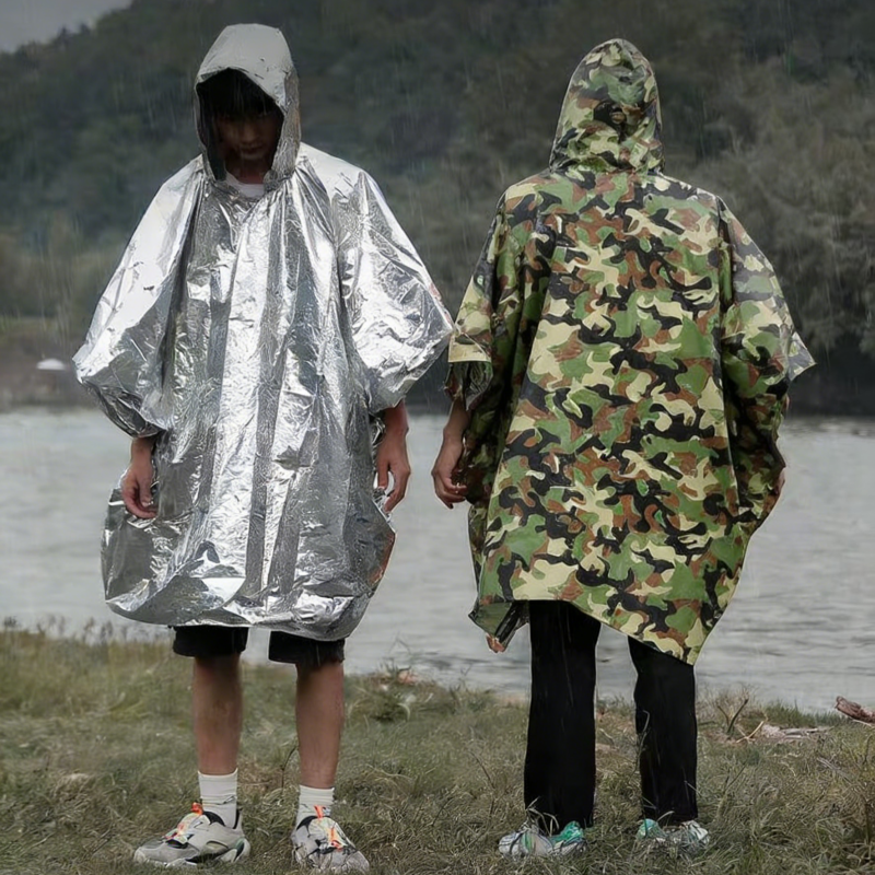 1PC/2PCS/4PCS Emergency Rain P - Emergency Poncho Rain avis et prix