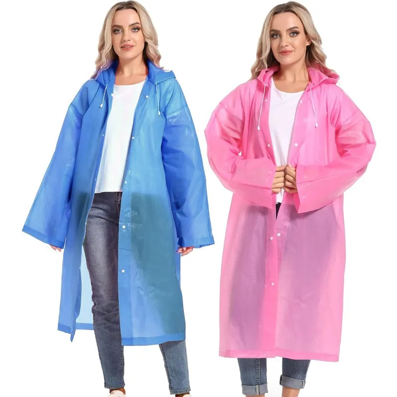 Reusable Adult Rain Poncho, Wa - Emergency Poncho Rain avis et prix