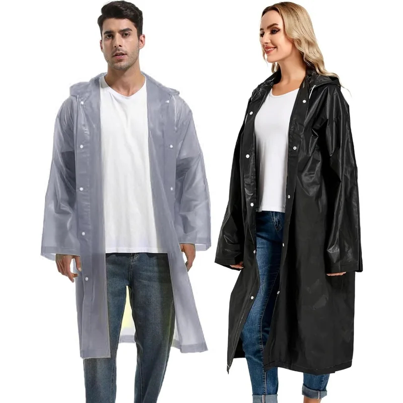 Reusable Adult Rain Poncho, Wa - Emergency Poncho Rain avis et prix