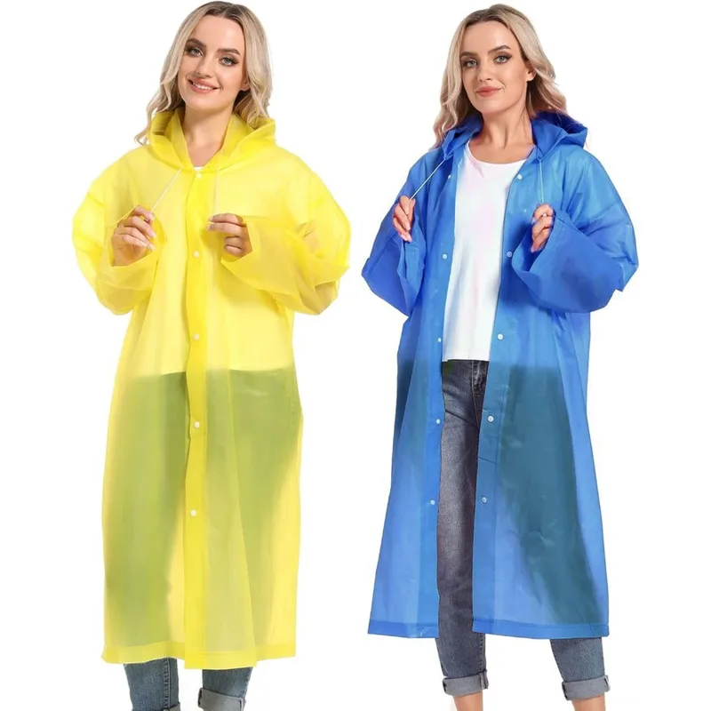 Reusable Adult Rain Poncho, Wa - Emergency Poncho Rain avis et prix