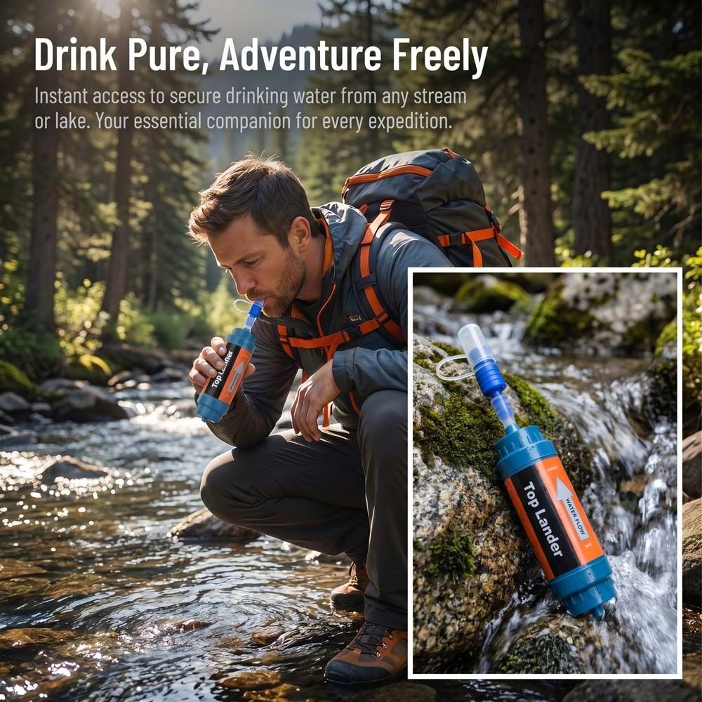 Mini Mini Water Filter Straw S - Water Purification Straw avis et prix
