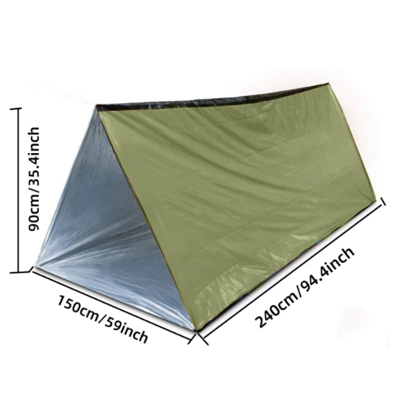 2 Person Reusable Mylar Tube E - Emergency Mylar Tent avis et prix