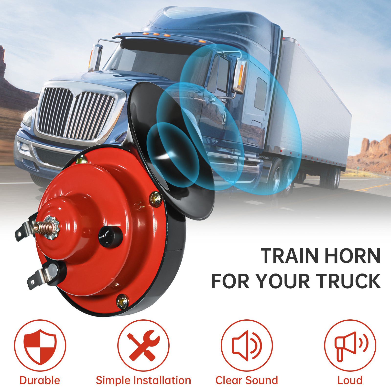 12V Super Loud Train Horns 300 - Emergency Whistle Loud avis et prix
