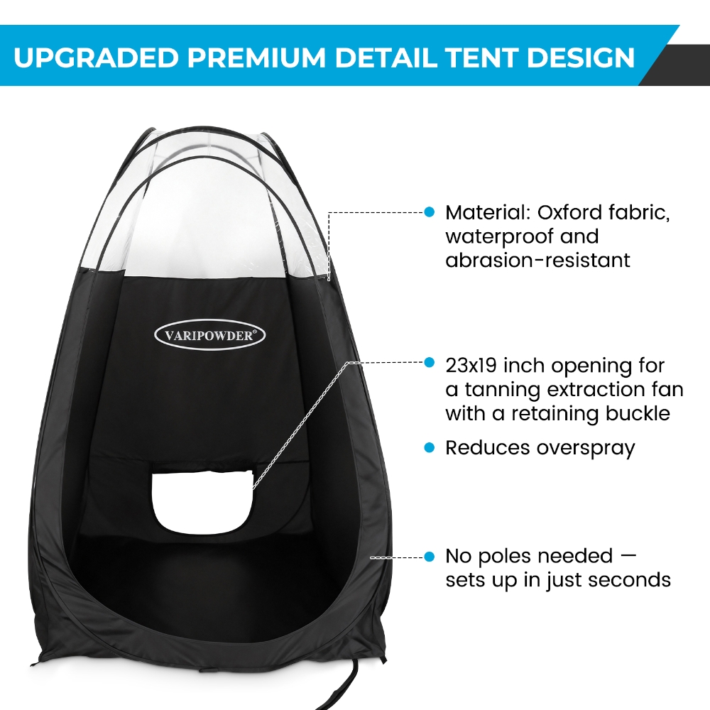Black Spray Tanning Tent Porta - Emergency Mylar Tent avis et prix