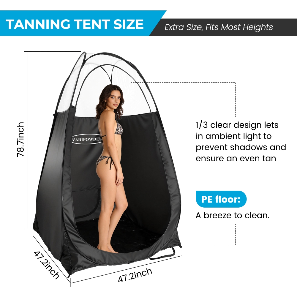Black Spray Tanning Tent Porta - Emergency Mylar Tent avis et prix