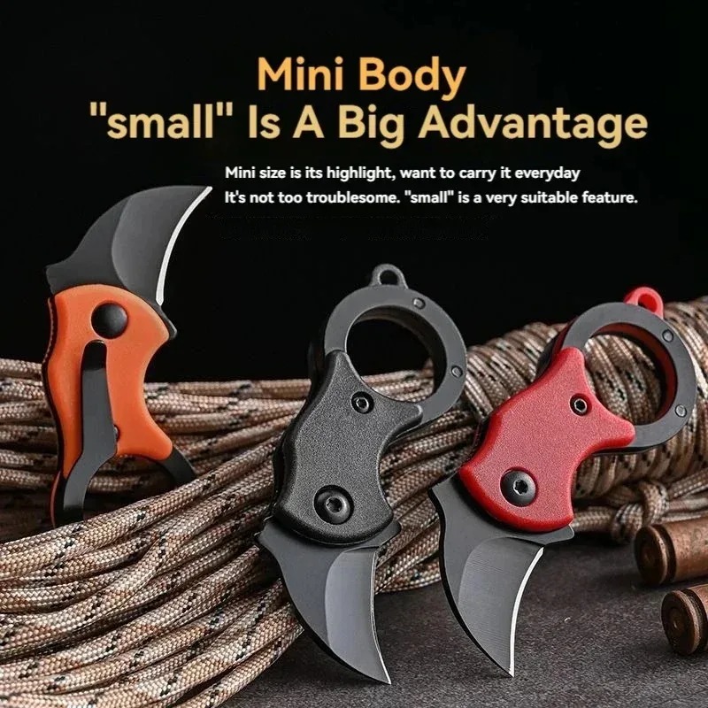 Mini Keychain Pocket Knife Sta - Bushcraft Knife Fixed avis et prix