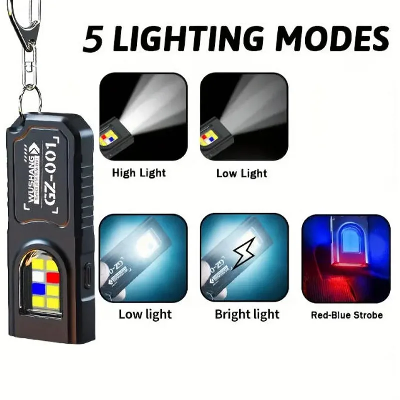 Powerful Mini COB LED Keychain - Fishing Kit Compact avis et prix