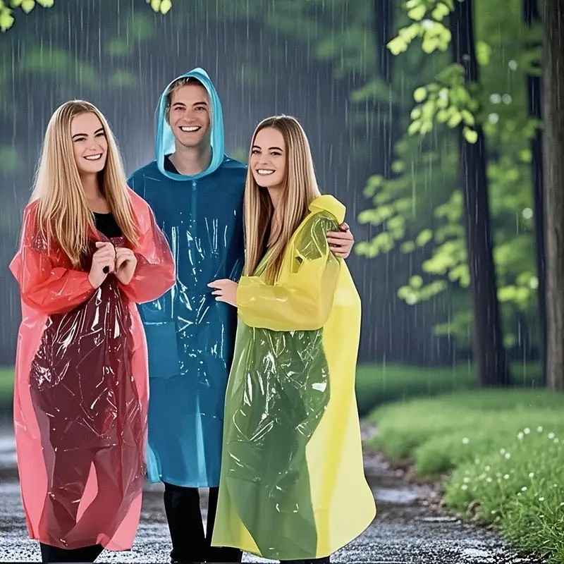 15/30Pcs Random Color Disposab - Emergency Poncho Rain avis et prix