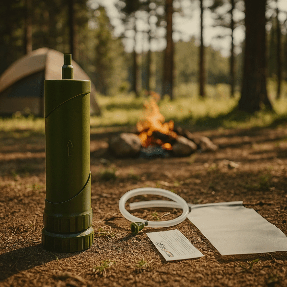 ABS Outdoor Mini Water Filter  - Water Purification Straw avis et prix