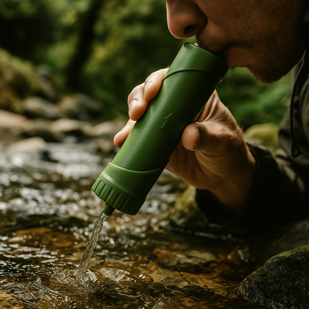 ABS Outdoor Mini Water Filter  - Water Purification Straw avis et prix