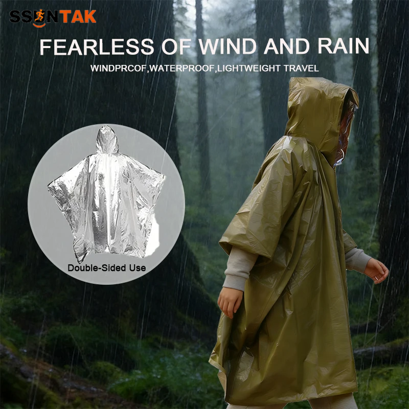 SSUNTAK Emergency Survival Rai - Emergency Poncho Rain avis et prix