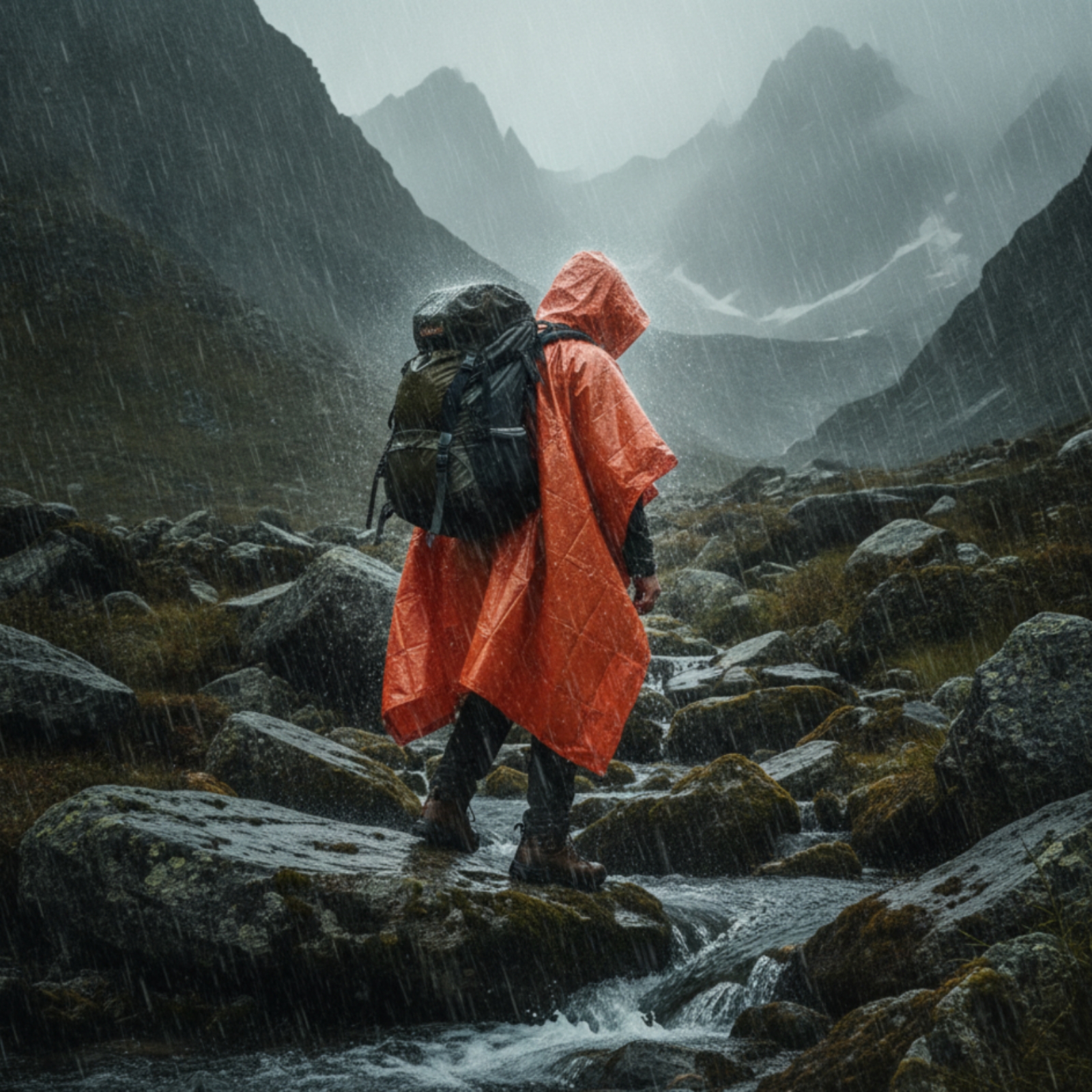 Hooded Rain Poncho Compact Eme - Emergency Poncho Rain avis et prix