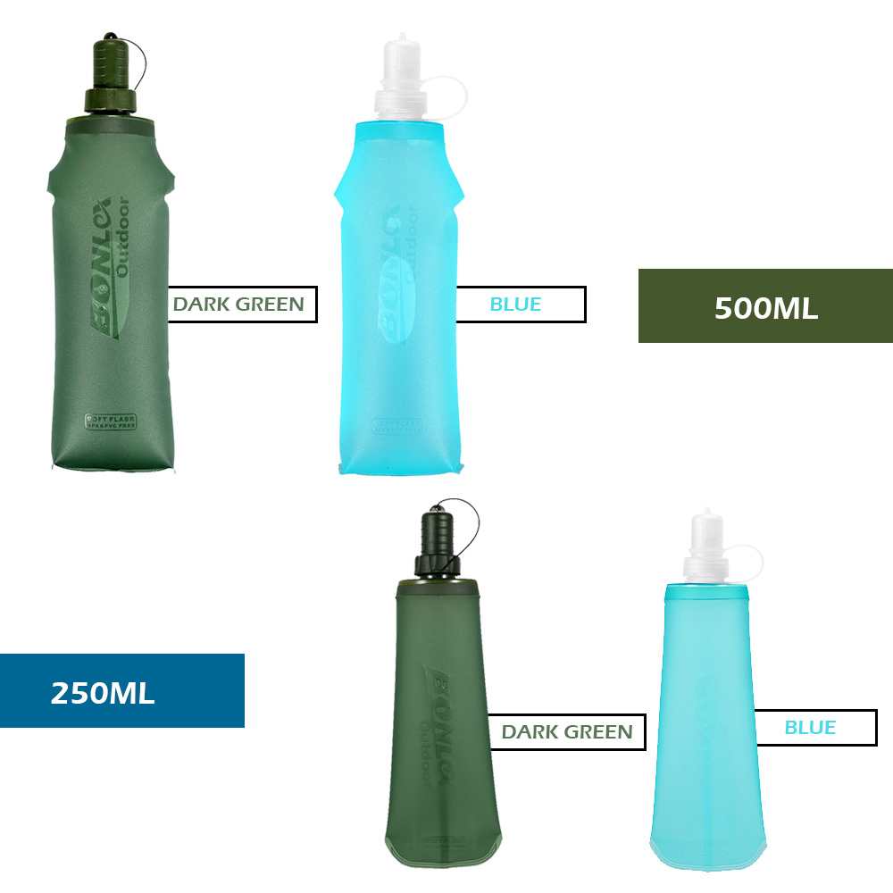 250ml 500ml Foldable Water Bag - Water Bag Collapsible avis et prix