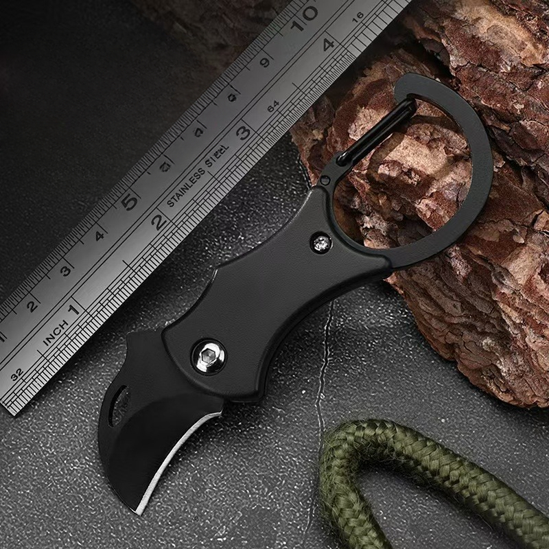 NEW Mini  Keychain Pocket Knif - Bushcraft Knife Fixed avis et prix