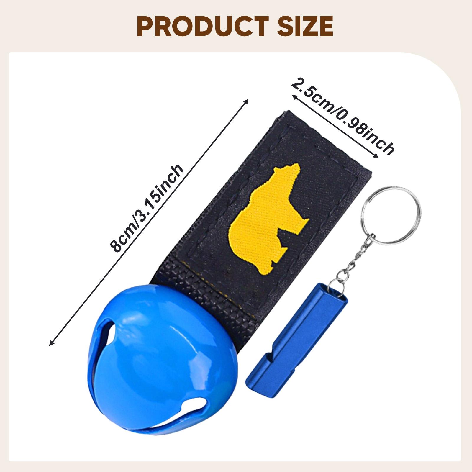 Deterrent Loud Bear Bell and S - Emergency Whistle Loud avis et prix