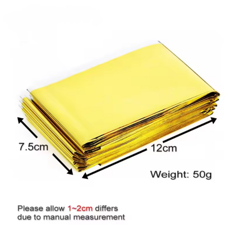 Multi-Scenario Windproof Water - Survival Blanket Reflective avis et prix