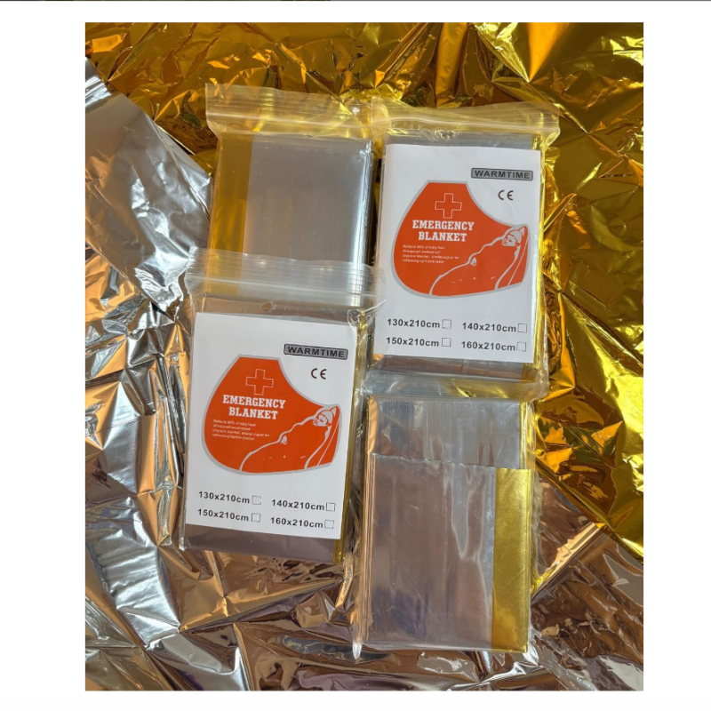 4 Pack Gold Silver Mylar Emerg - Survival Blanket Reflective avis et prix