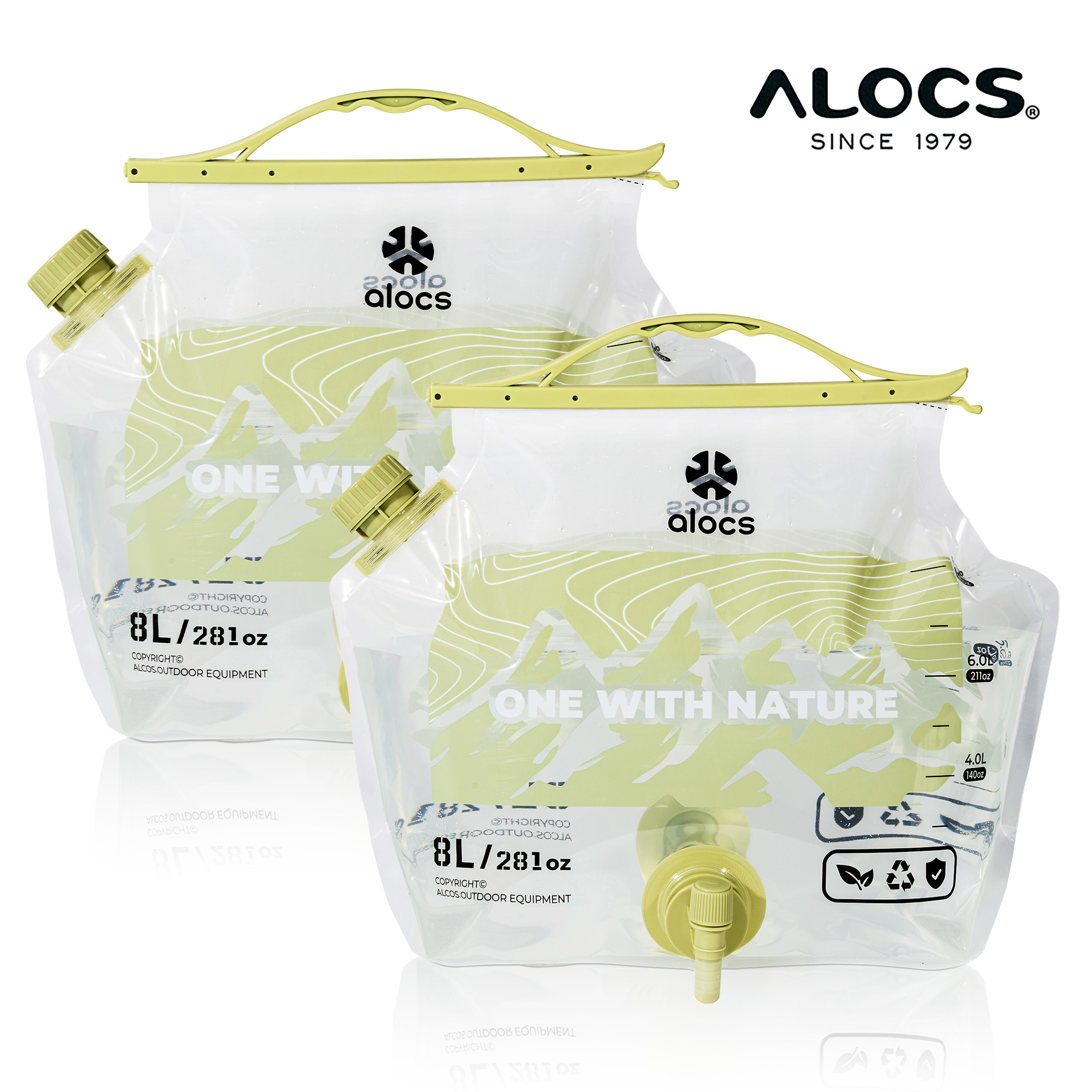 8L ALOCS Camping Water Bladder - Water Bag Collapsible avis et prix