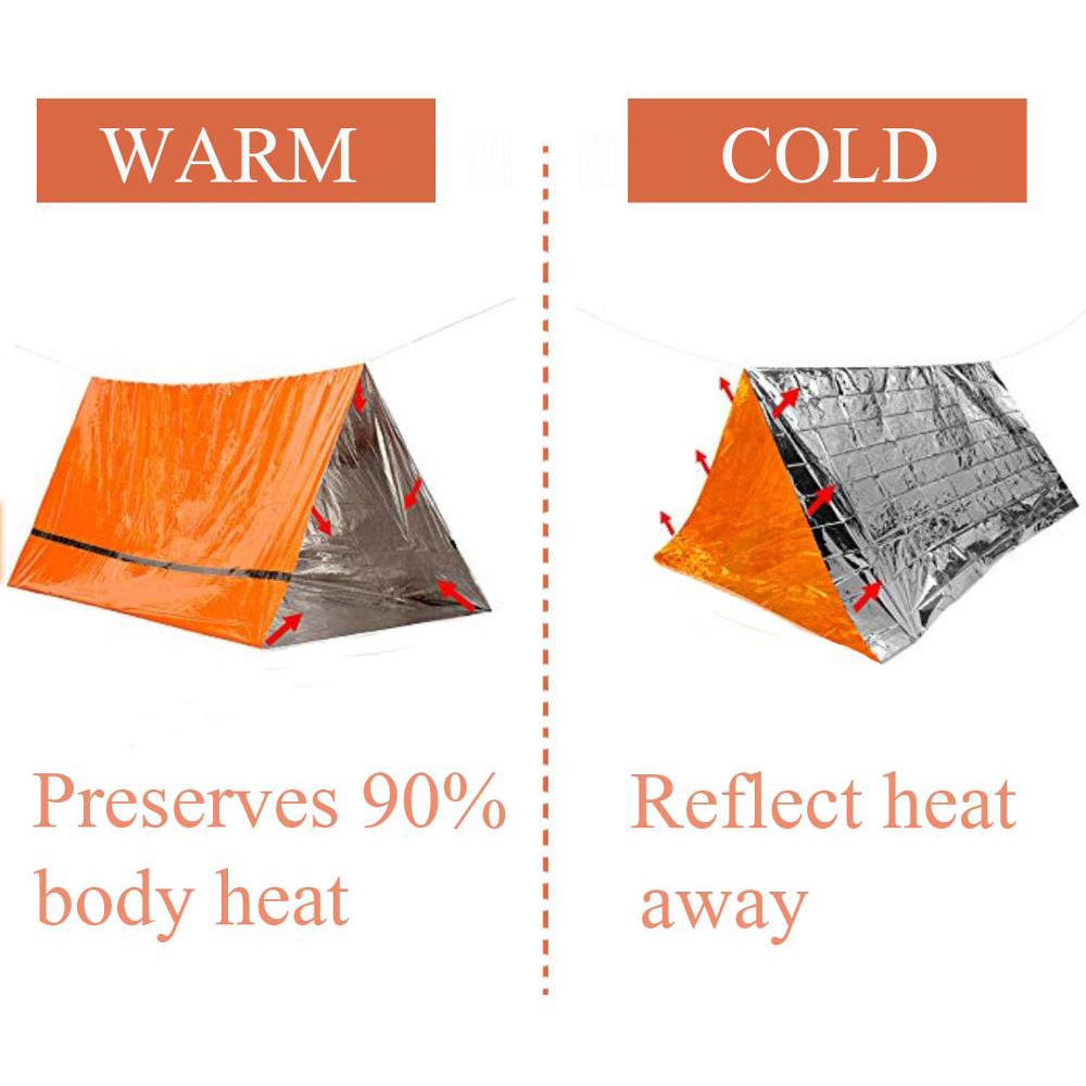2 Person Emergency Shelter Biv - Emergency Mylar Tent avis et prix