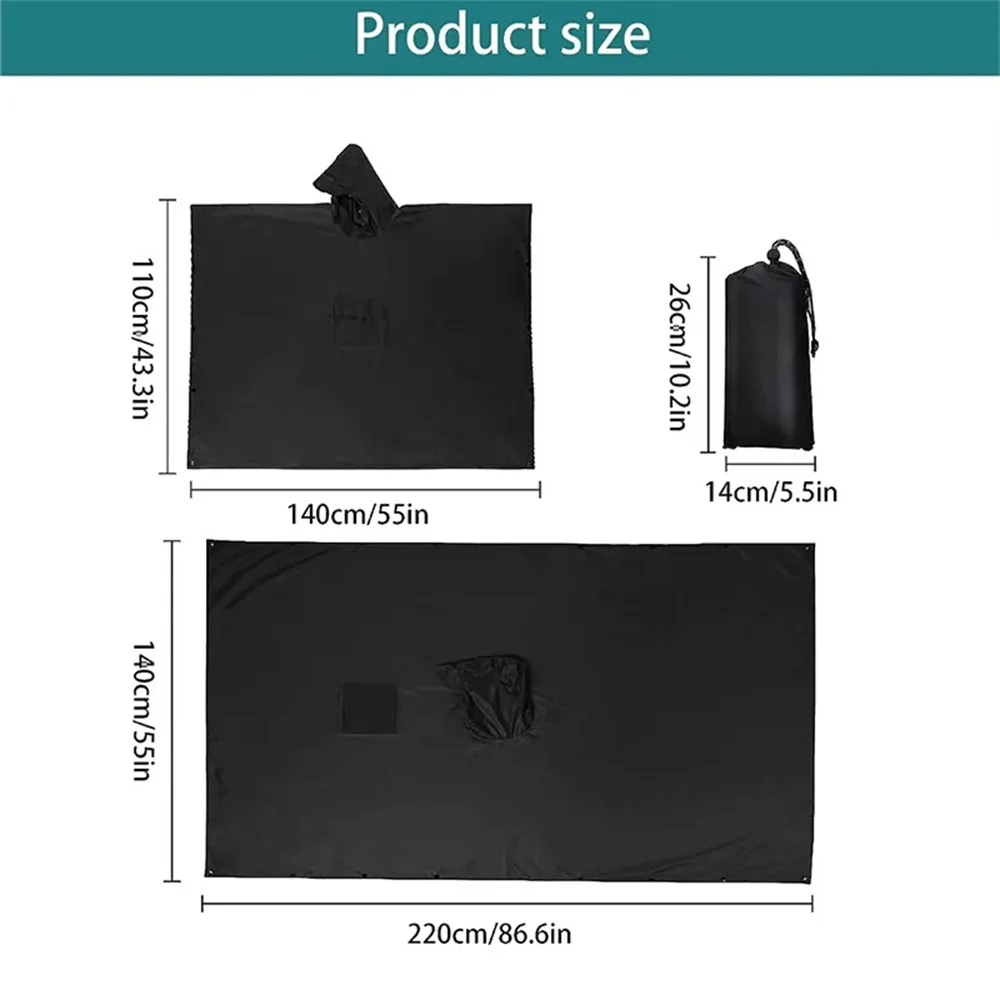 3 In 1 Outdoor Military Rainco - Emergency Poncho Rain avis et prix