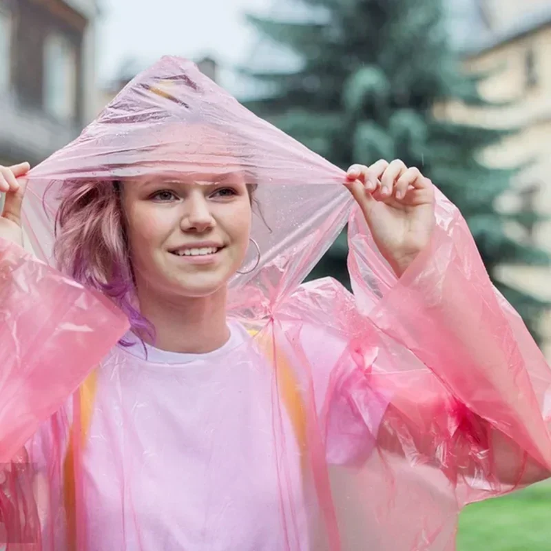 Colorful Mini Portable Raincoa - Emergency Poncho Rain avis et prix