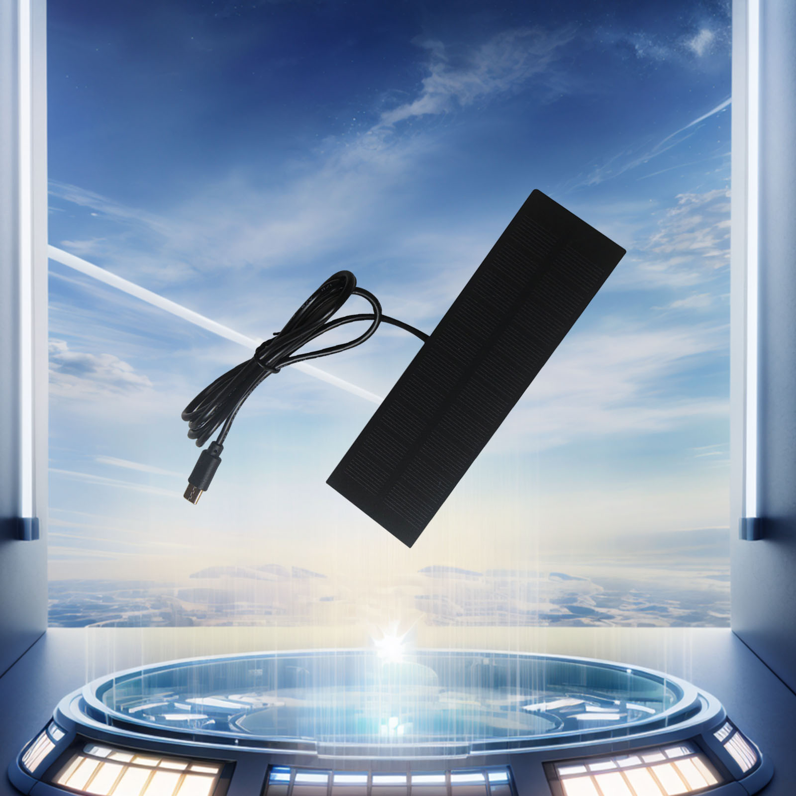 1W 5V Portable Solaring Charge - Solar Emergency Charger avis et prix