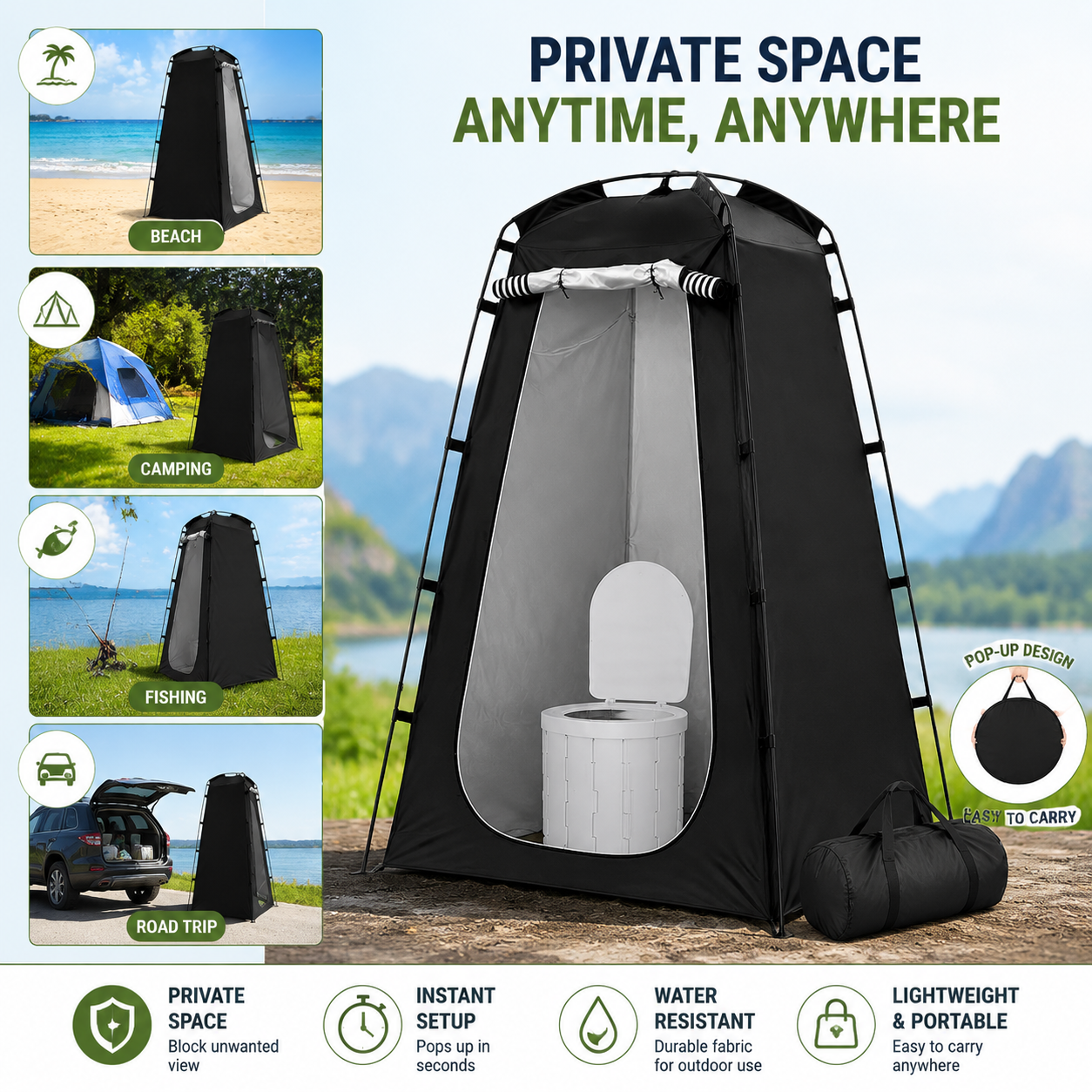 Pop-Up Portable Tent With Fold - Emergency Mylar Tent avis et prix