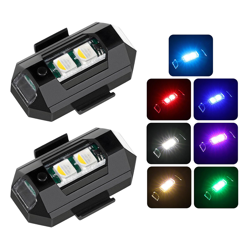 2PCS Mini LED Strobe Lights De - Sos Light Strobe avis et prix