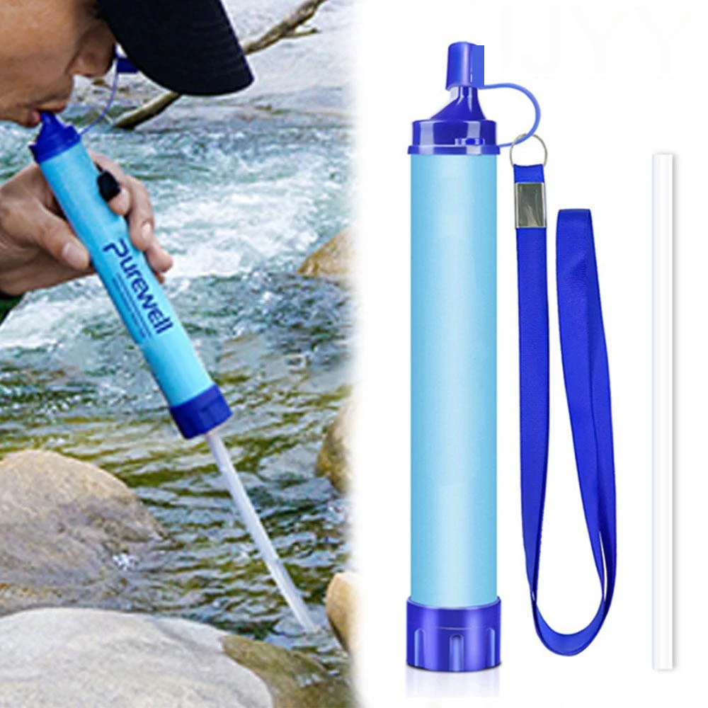 1pc Outdoor Mini Water Filter  - Water Purification Straw avis et prix