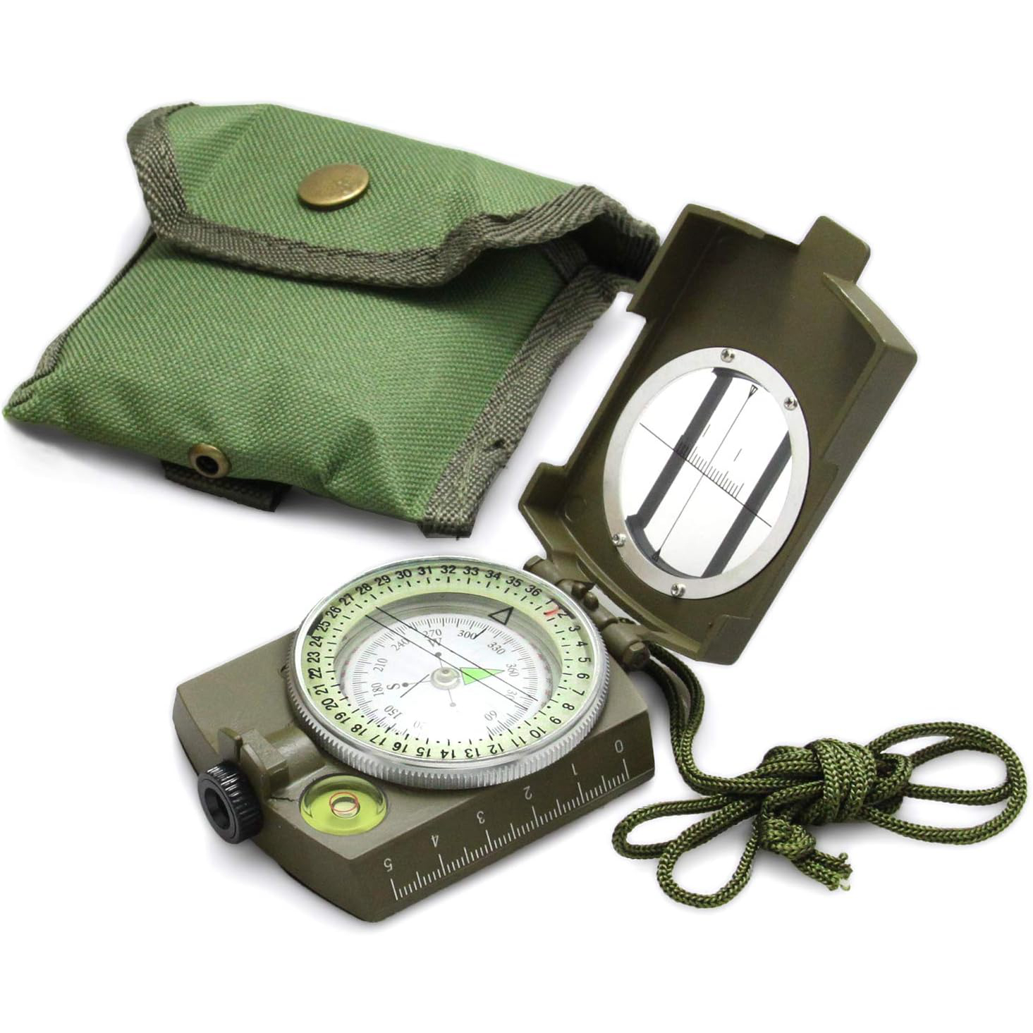 Metal Tactical Survival Milita - Compass Lensatic avis et prix
