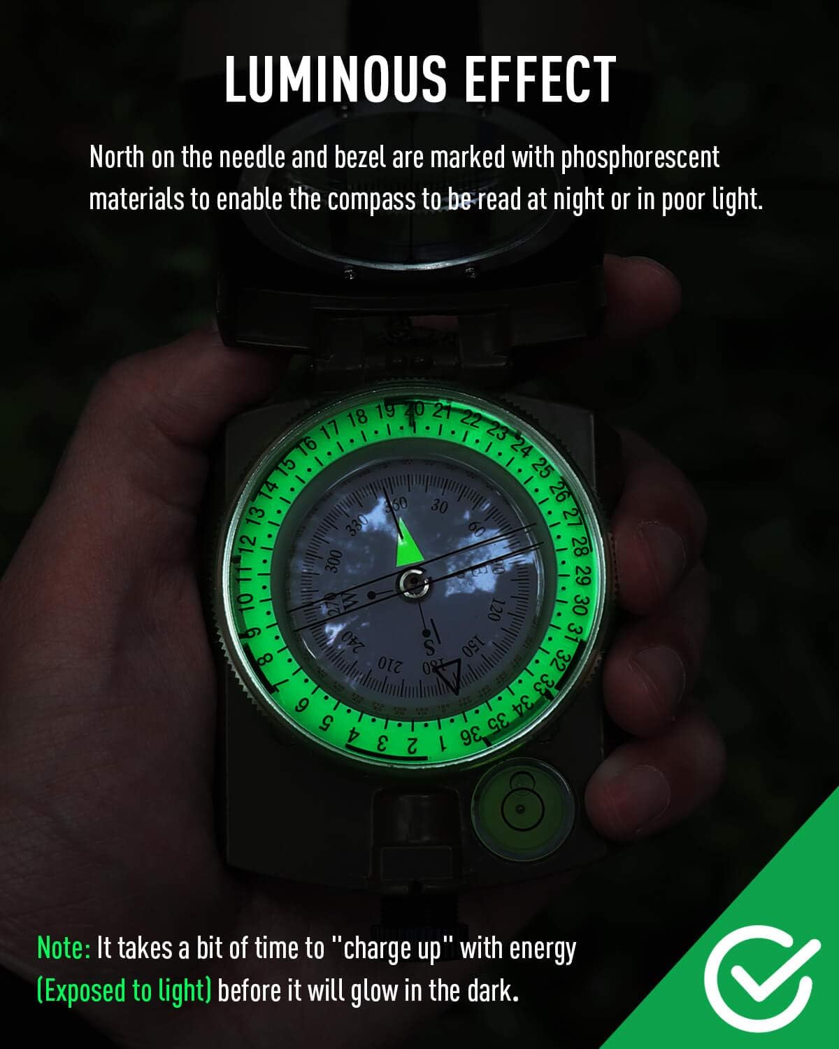 Metal Tactical Survival Milita - Compass Lensatic avis et prix