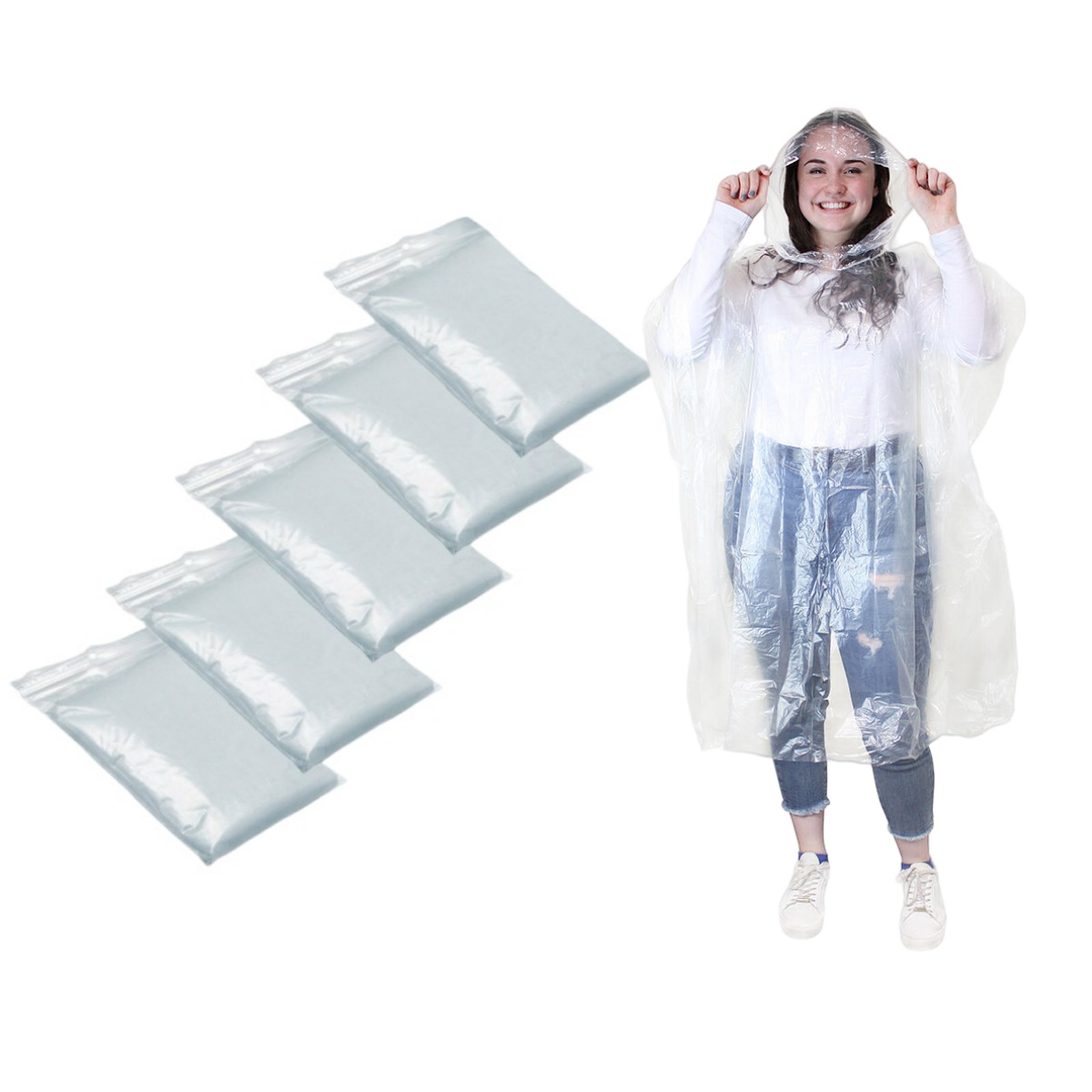 12Pcs Disposable Waterproof Ra - Emergency Poncho Rain avis et prix