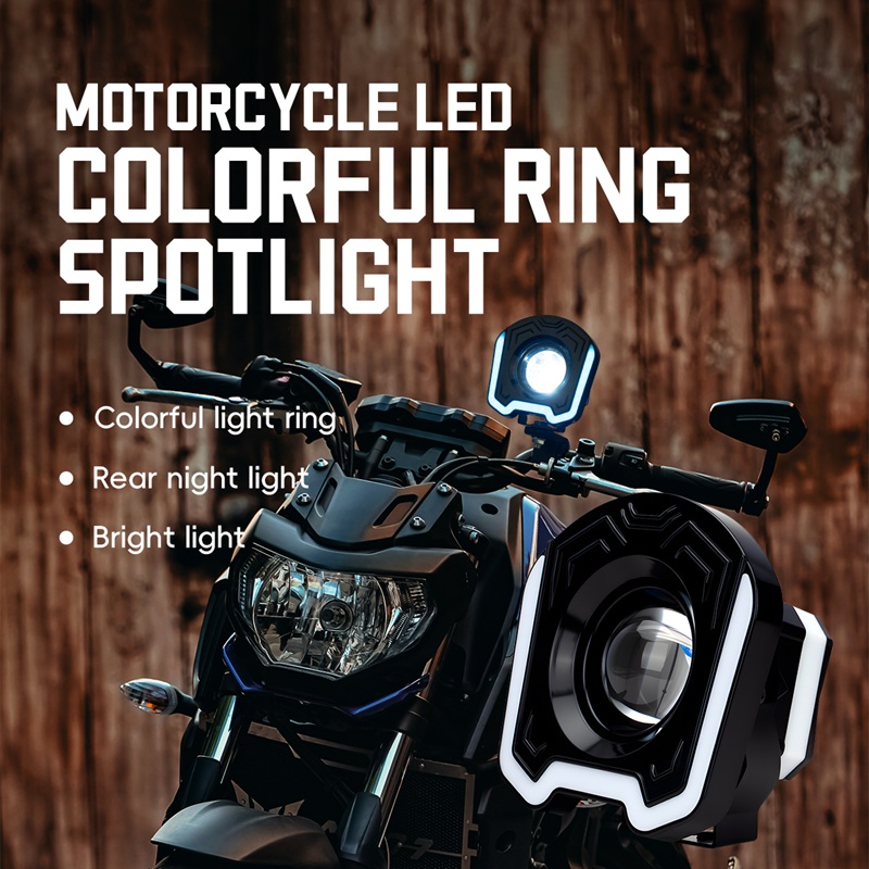 4inch Motorcycle LED Spotlight - Sos Light Strobe avis et prix
