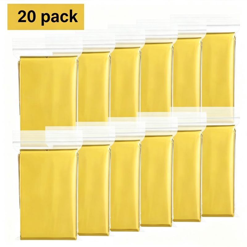 20PCS Unpacked Bulk Giant 83x6 - Survival Blanket Reflective avis et prix