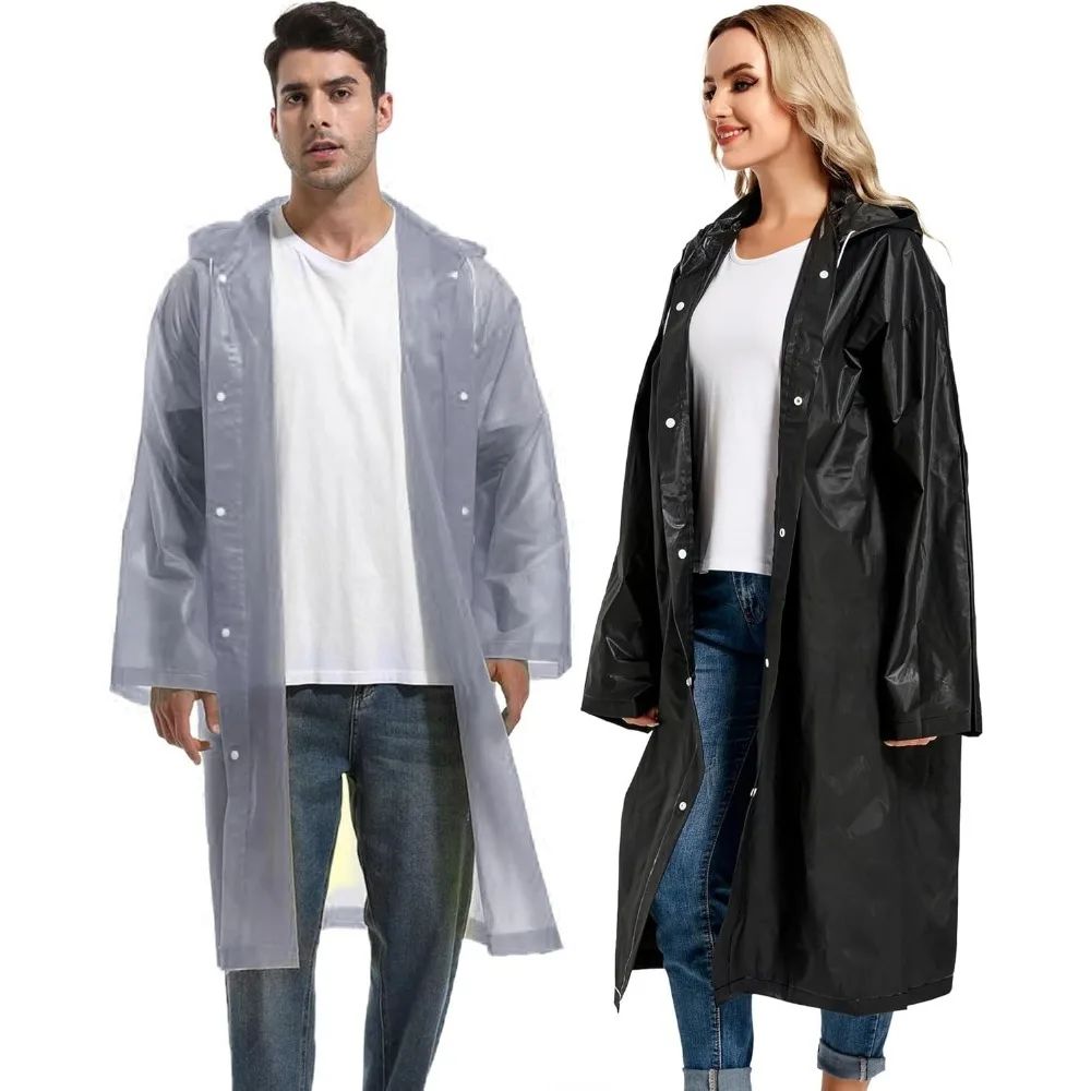 1/2PCS Compact Reusable Rain  - Emergency Poncho Rain avis et prix