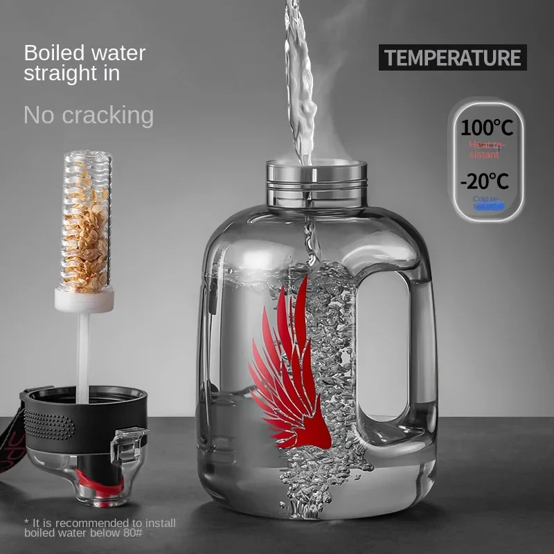 Larger Capacity 4L 5L Plastic  - Water Purification Straw avis et prix